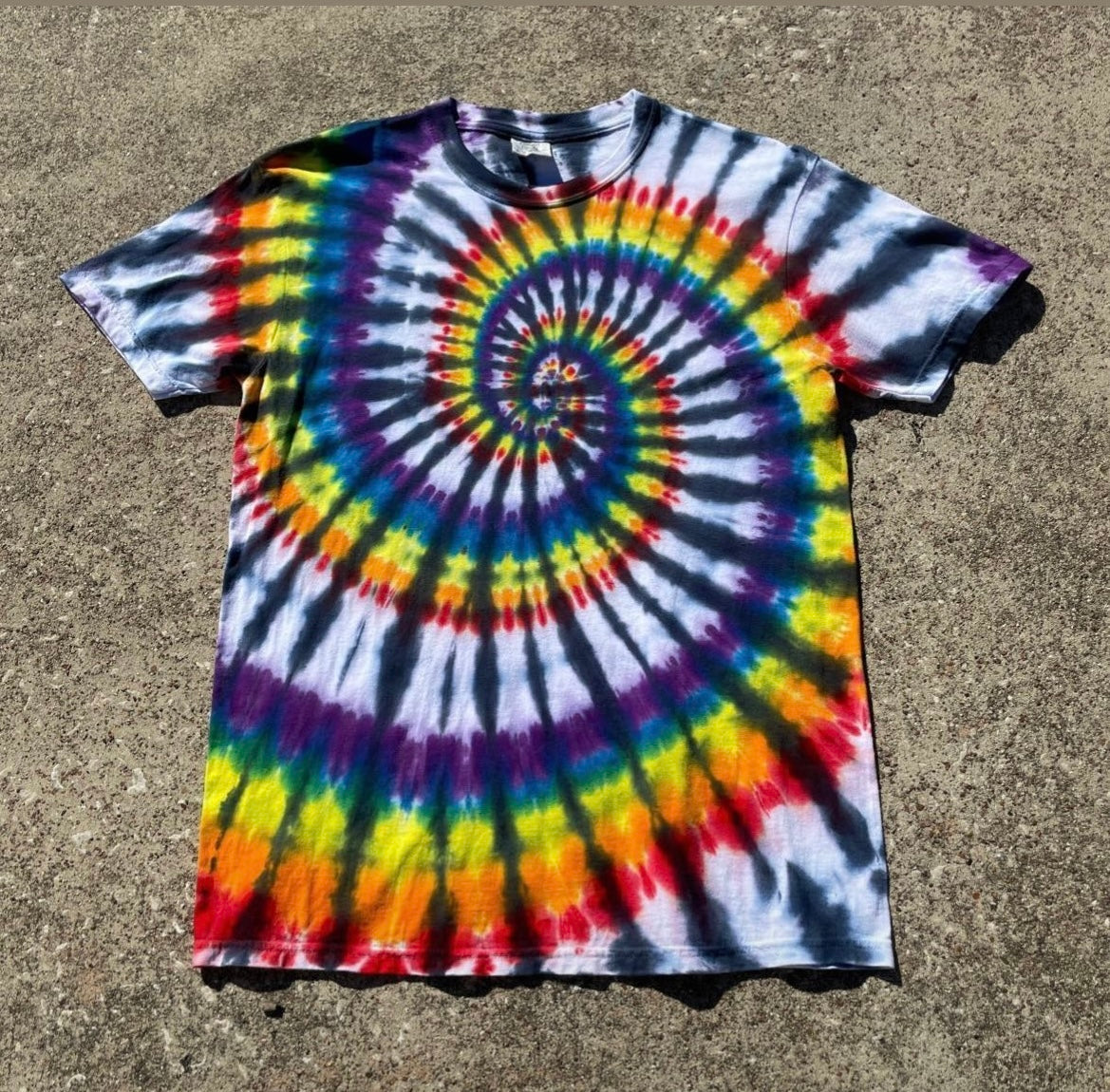Pink and Purple Spiral Tie Dye T-Shirt